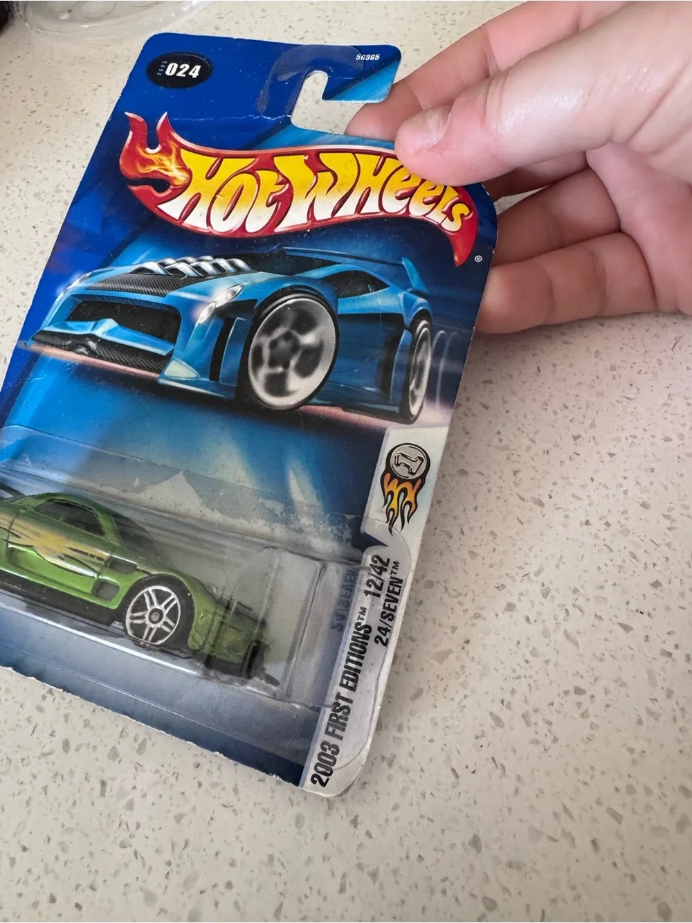 2003 Hot Wheels Green Die-Cast Toy Car